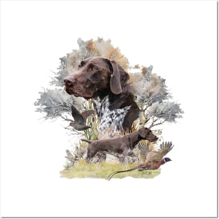 German Shorthaired Pointer Posters and Art